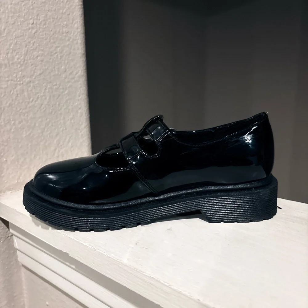 Art Class Kids Girls Eden Mary Jane Dressy School Fashion Flats Black Youth Sz 1
